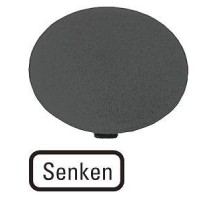 Шильдик кнопочный грибовидный НИЖНИЙ M22-XDP-S-D18 черн. EATON 218280