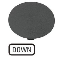 Шильдик кнопочный грибовидный ВНИЗ M22-XDP-S-GB4 черн. EATON 218287