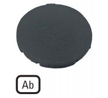 Шильдик кнопочный плоский AB M22-XD-S-D4 черн. EATON 218186
