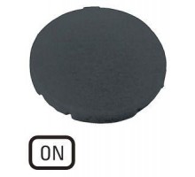 Шильдик кнопочный плоский ONM22-XD-S-GB6 черн. EATON 218203