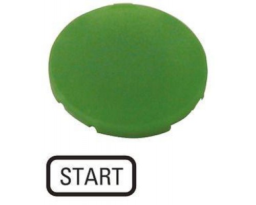 Шильдик кнопочный плоский START M22-XD-G-GB1 зел. EATON 218196