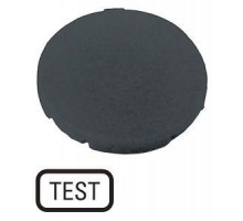 Шильдик кнопочный плоский TEST M22-XD-S-GB9 черн. EATON 218201