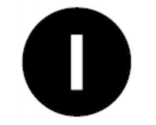 Шильдик кнопочный выступающий I M22-XDH-S-X1 черн. EATON 218211