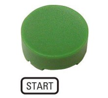 Шильдик кнопочный выступающий START M22-XDH-G-GB1 зел. EATON 218241