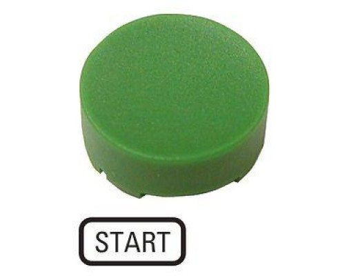 Шильдик кнопочный выступающий START M22-XDH-G-GB1 зел. EATON 218241