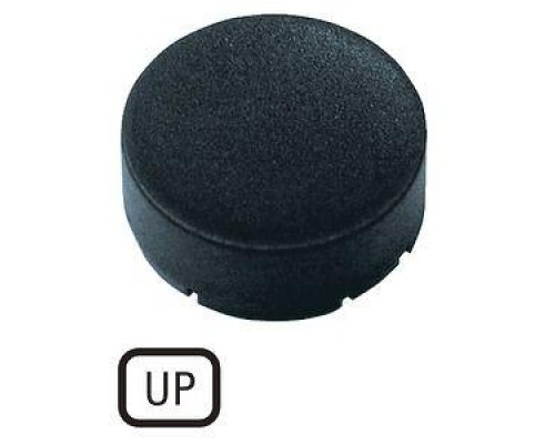 Шильдик кнопочный выступающий UP M22-XDH-S-GB3 черн. EATON 218244