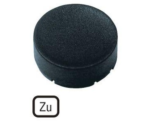 Шильдик кнопочный выступающий ZU M22-XDH-S-D2 черн. EATON 218229