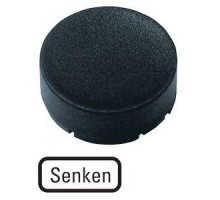 Шильдик кнопочный выступающий НИЖНИЙ M22-XDH-S-D18 черн. EATON 218238