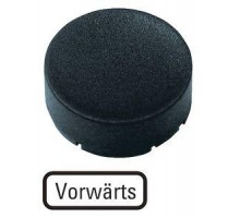 Шильдик кнопочный выступающий ВПЕРЕД M22-XDH-S-D15 черн. EATON 218235