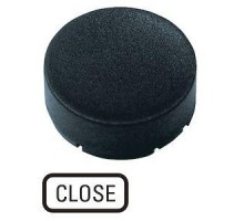 Шильдик кнопочный выступающий ЗАКРЫТЬ M22-XDH-S-GB2 черн. EATON 218243