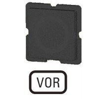 Шильдик ПЕРЕД 190TQ25 черн. EATON 090852