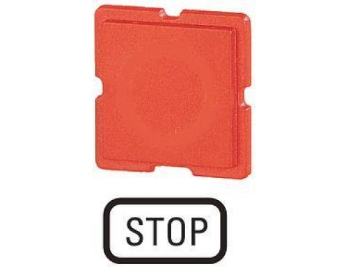 Шильдик СТОП 110TQ25 красн. EATON 093363