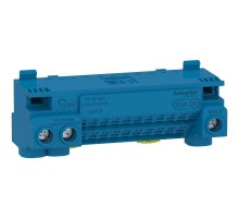 Шина N PRAGMA 3 ОТВ. 6-25кв.мм винт И 21 ОТВ. 1.5-4кв.мм самозажим до 63А SchE LGYT1N24