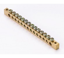 Шина нулевая 6х9 14 групп/крепеж по краям SchE 32004DEK