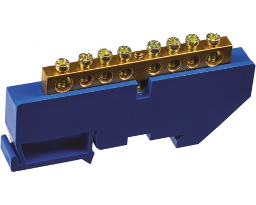 Шина нулевая на DIN-изол. 6х9-8 Navigator 71153