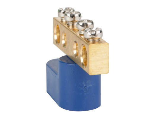 Шина нулевая с одним изолятором OptiKit BB-O-PE-S-12-6х9 желт. КЭАЗ 277927