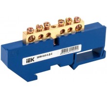 Шина нулевая ШНИ-6х9-6-Д-С на DIN-изол. ШНИ ИЭК YNN10-69-6D-K07