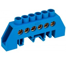 Шина нулевая в комб. DIN-изол. Стойка ШНИ-8х12-6-КС-С ИЭК YNN10-812-6DP-K07