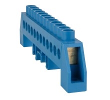 Шина нулевая в комбинированной изоляции OptiKit BB-F-N-DIN-10-8х12 син. КЭАЗ 277963