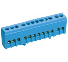 Шина нулевая в корп. изол. на DIN-рейку ШНИ-6х9-10-К-С ИЭК YNN10-69-10KD-K07