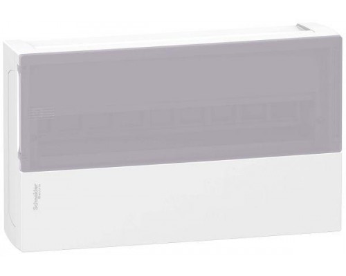 Щит MINI PRAGMA 1 ряд 18мод. навес. с прозрач. двер. IP40 IK07 63А 2 клеммы SchE MIP12118S
