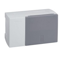 Щит MINI PRAGMA 1 ряд 4мод. навес. с дым. двер. IP40 IK07 50А 2 клеммы SchE MIP12104T