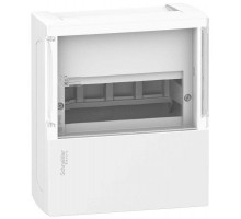 Щит MINI PRAGMA 1 ряд 6мод. навес. с прозр. двер. IP40 IK07 63А 2 клеммы SchE MIP12106S