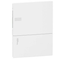 Щит MINI PRAGMA 1 ряд 6мод. встраив. с бел. двер. IP40 IK07 63А 2 клеммы SchE MIP22106