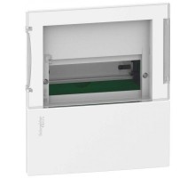 Щит MINI PRAGMA 1 ряд 6мод. встраив. с прозрач. двер. IP40 IK07 63А 2 клеммы SchE MIP22106S