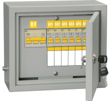 Щит ОЩВ-6/ОЩВ-3-63-6-0 (ВВ63А 6х16А) IP31 ИЭК MSM10-3N-06-31
