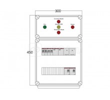 Щит управления электрообогревом FHR 1х1700 D330 (с терморег. и датч. темп.) ПСО DEVIbox DBFR01