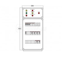 Щит управления электрообогревом FHR 3х4400 D330 (с терморег. и датч. темп.) ПСО DEVIbox DBFR17