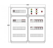 Щит управления электрообогревом FHR 4х1700 D330 (с терморег. и датч. темп.) ПСО DEVIbox DBFR04