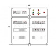 Щит управления электрообогревом FHR 5х1700 D330 (с терморег. и датч. темп.) ПСО DEVIbox DBFR05