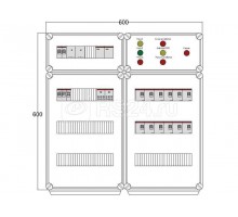 Щит управления электрообогревом FHR 6х1700 D330 (с терморег. и датч. темп.) ПСО DEVIbox DBFR06