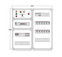 Щит управления электрообогревом HR 12х1700 D850 (с терморег.) ПСО DEVIbox DBR008