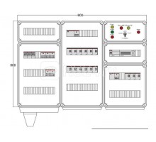 Щит управления электрообогревом HR 15х2800 D850 (с терморег.) ПСО DEVIbox DBR021