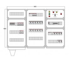 Щит управления электрообогревом HR 18х2800 D850 (с терморег.) ПСО DEVIbox DBR022