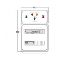 Щит управления электрообогревом HR 1х2800 D850 (с терморег.) ПСО DEVIbox DBR013