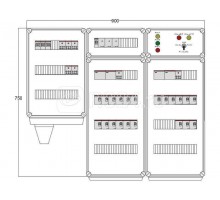 Щит управления электрообогревом HR 21х1700 3хD330 (с терморег. и датч. темп.) ПСО DEVIbox DBR153