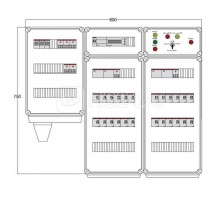 Щит управления электрообогревом HR 24х2800 D850 (с терморег.) ПСО DEVIbox DBR024