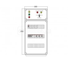 Щит управления электрообогревом HR 3х2800 3хD330 (с терморег. и датч. темп.) ПСО DEVIbox DBR155