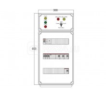 Щит управления электрообогревом HR 4х2800 D316 (с терморег. и датч. темп.)) ПСО DEVIbox DBR088