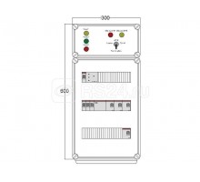 Щит управления электрообогревом HR 4х4400 D316 (с терморег. и датч. темп.) ПСО DEVIbox DBR100