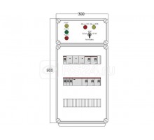 Щит управления электрообогревом HR 5х4400 3хD330 (с терморег. и датч. темп.) ПСО DEVIbox DBR167