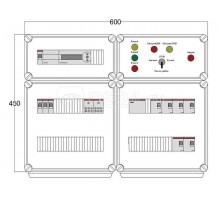 Щит управления электрообогревом HR 6х2800 D850 (с терморег.) ПСО DEVIbox DBR018