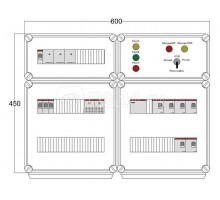 Щит управления электрообогревом HR 6х4400 3хD330 (с терморег. и датч. темп.) ПСО DEVIbox DBR168