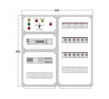 Щит управления электрообогревом HS 12х2800 D850 (с терморег.) ПСО DEVIbox DBS020