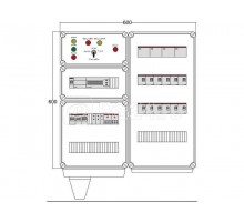 Щит управления электрообогревом HS 12х4400 D850 (с терморег.) ПСО DEVIbox DBS032