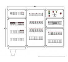 Щит управления электрообогревом HS 15х4400 D850 (с терморег.) ПСО DEVIbox DBS033